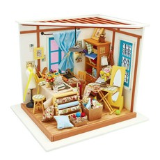 Robotime Tailor's Shop - 3D Wooden Puzzle Gift With LED