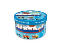 Scratch Europe Puzzle 60 Pieces Ferry Boat