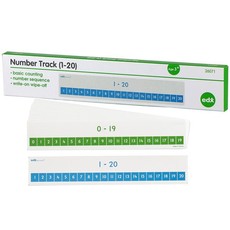 EDX Education Number Track (1 - 20): 15 Pieces