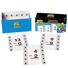 Learning Resources Hot Dots: Math Flash Cards - Subtraction (Facts 1-13)