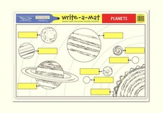 Melissa & Doug Planets Write-A-Mat - Bundle of 6