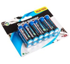 Bulk Pack 5x Batteries Alkaline Size:AA 12pce Val Pk