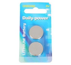 Bulk Pack 10 X Daily Power Lithium Cr2032 (3V) Card of 2 Batteries
