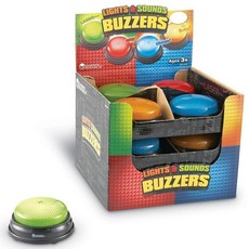 Learning Resources Lights & Sounds Answer Buzzers - Set of 12