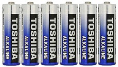 Toshiba AA Alkaline Batteries - 6's