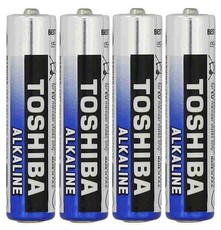 Toshiba AAA Alkaline Batteries - 4's