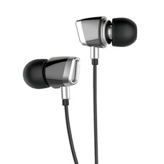 Astrum Stereo Earphones With Mic - Silver
