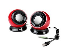 Lenovo M0520 2.0 Channel Speakers - Red