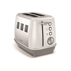 Morphy Richards - Toaster 2 Slice Stainless Steel White - 900W "Evoke"
