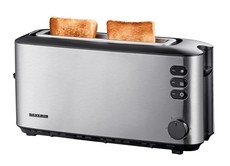Severin - Automatic Long Slot Toaster - Silver & Black