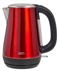 Defy - 1.7 Litre Stainless Steel Kettle - Red
