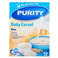 Purity Baby Cereal - Rice Gluten Free 24x200g