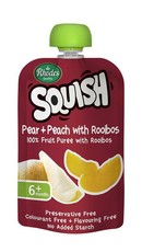Squish - 12 x 110ml Pear & Peach with Rooibos Puree