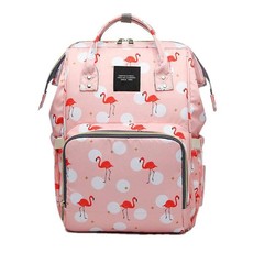 Mummy Maternity Nappy Bag Large Capacity Baby Travel Backpack - Pink