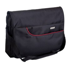 Black 15.6" Flight Range Messenger Laptop bag