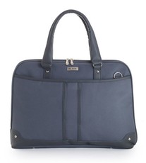 Black 15.6" Ladies Shoulder Sling Laptop Bag - Grey