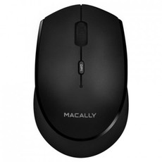 MACALLY Rechargeable Bluetooth Optical Mouse - Black
