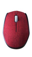 Ultra Link Fabric Optical Wireless Mouse - Red