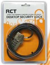RCT Desktop Security 4 Digit Combo Number Lock
