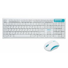 Astrum Wireless Keyboard & Mouse Combo - White
