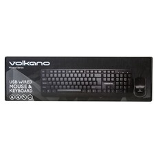 Volkano Mineral Series USB Wired Keyboard and Mouse Combo