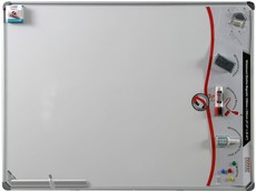 Parrot Whiteboard Slimline Magnetic - 1200 x 900mm (Retail Pack)
