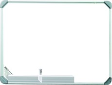 Parrot Whiteboard Slimline Non-Magnetic - 900 x 600mm