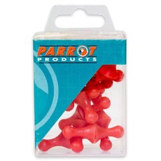 Parrot Products Magnet Map Pins (25 Box, Size:16mm, Red)