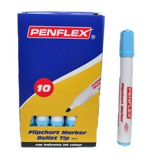 Penflex FC 15 Flipchart Markers Box-10 Turquoise