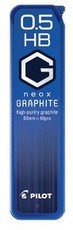 Pilot Neox Graphite Pencil Lead - HB 0.5mm