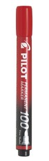Pilot SCA-100 Bullet Permanent Marker - Box of 12 - Red