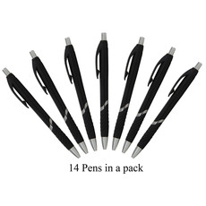 14 Ridge Pens in a Pack. with Black German Ink - Black