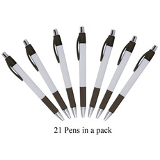 21 Quattro Pens in a Pack. with Black German Ink - Black