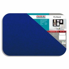 Parrot Notice Board - Adhesive Pin Board No Frame (450 x 300mm) - Blue