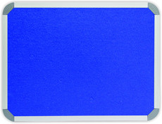 Parrot Notice Board - Info Board Aluminium Frame (2000 x 1200mm) - Royal Blue