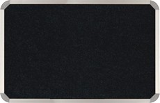 Parrot Notice Board - Info Board Aluminium Frame (900 x 600mm) - Black