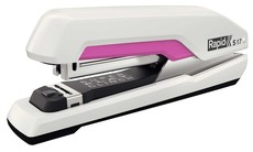 Rapid Omnipress Supreme F17 Full Strip Stapler - White/Pink