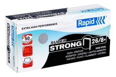 Rapid SuperStrong Staples (26/8) 5000 Staples