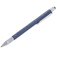 TROIKA Multitasking Ballpoint Pen CONSTRUCTION SLIM - Blue
