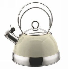 Swiss 2.5LT Gas Gourment Whistling Kettle Antique White