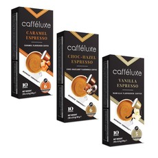 Nespresso Caffeluxe Capsules Signature Flavoured Bulk Coffee Selection 30