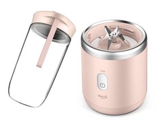Deerma Portable Electric Mini Juicer Smoothie Maker And Ice Crusher - Pink