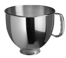 KitchenAid - 4.83 Litre Mixer Bowl With Handle - Stainless Steel