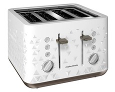 Morphy Richards - 4 Slice Prism Toaster - White