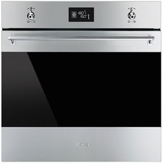 Smeg 60cm Classic Stainless Steel and Black 70L Oven - SF6390XE