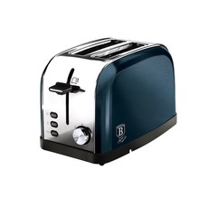 Berlinger Haus Stainless Steel 2-Slice Toaster - Aquamarine Edition
