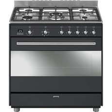 Smeg 90cm Gas/Electric Anthracite Cooker - SSA91MAA9