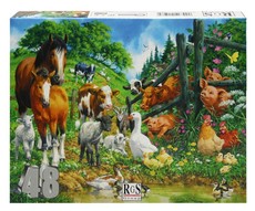 RGS Group Farm Meeting 48 piece jigsaw puzzle