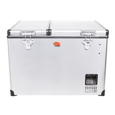 SnoMaster 56L Dual Compartment 12V/220V Fridge Freezer - Silver