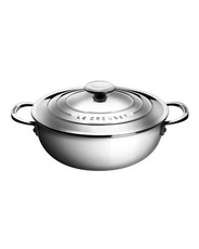 Le Creuset Professional Stainless Steel Risotto Pot (Size: 24cm)